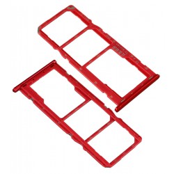 Держатель SIM-карты для Samsung A207F / DS Galaxy A20s, A307F / DS Galaxy A30s, красный