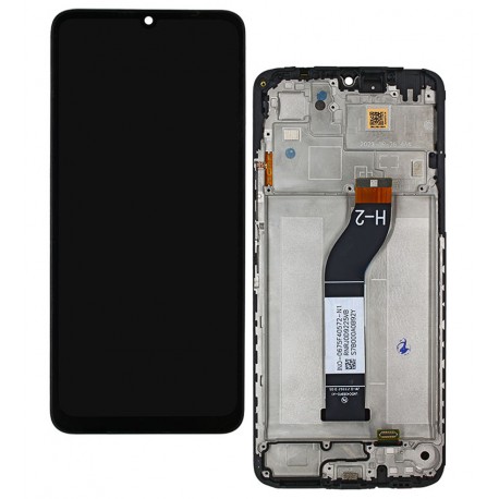 Дисплей для Xiaomi Redmi 13C, черный, с тачскрином, High Copy, с рамкой