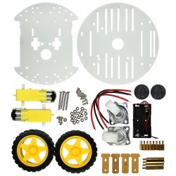 Автомобильное шасси 2WD и 2 опорных ролика для Arduino Автомобильное шасси 2WD и 2 опорных ролика для Arduino
