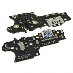 Шлейф для Realme C11, C12, C15, конектора зарядки, конектора гарнітури, з мікрофоном, (плата зарядки)