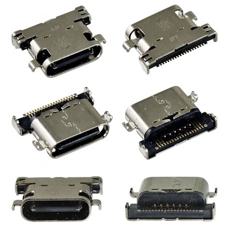Коннектор зарядки, 24 pin, тип12, USB Type-C