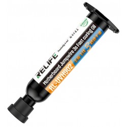 Изоляционный лак Relife RL-UVH902 3S, 10ml, паяльная маска ультрафиолетового отверждения, прозрачный