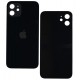 Задняя панель корпуса для Apple iPhone 12 черный, со снятием рамки камеры, small hole