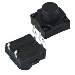 Кнопка тактова IP67 вологозахищена 12 x 12 x 10 мм (ДШВ)