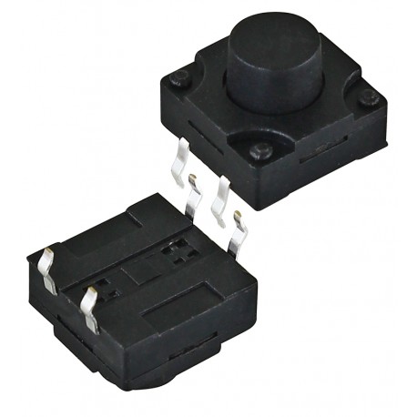 Кнопка тактовая IP67 влагозащищенная 12 x 12 x 9 мм (ДШВ)