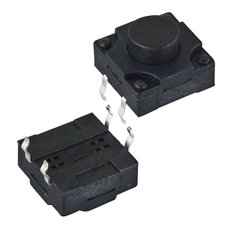 Кнопка тактовая IP67 влагозащищенная 12 x 12 x 8 мм (ДШВ)
