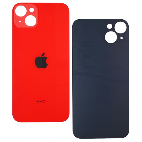 Задня панель корпусу Apple iPhone 14 Plus, червона, без зняття рамки камери, big hole