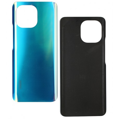 Задняя панель корпуса для Xiaomi Mi 11, голубой, M2011K2C, M2011K2G, Horizon Blue, High quality