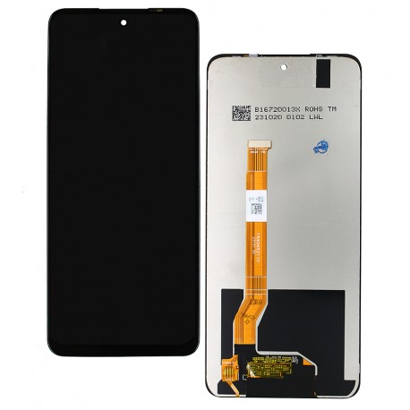 Дисплей для Oppo A58 4G, с сенсорным экраном (дисплейный модуль), черный