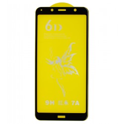 Защитное стекло для Xiaomi Redmi 7A, 3D, Full Glue, черное Защитное стекло для Xiaomi Redmi 7A, 3D, Full Glue, черное