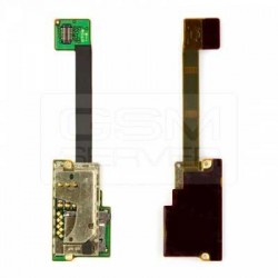 Коннектор SIM-карты для Nokia E90, коннектор карты памяти, со шлейфом Коннектор SIM-карты для Nokia E90, коннектор карты памяти, со шлейфом
