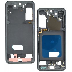 Рамка кріплення дисплея для Samsung G991 Galaxy S21 5G, сірий