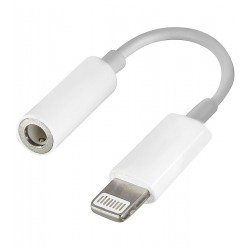 Перехідник Lightning - Jack 3.5 мм JH-002/JBC-076A, для iPhone, AUX Apple Lightning to Headphone Jack Перехідник Lightning - Jack 3.5 мм JH-002/JBC-076A, для iPhone, AUX Apple Lightning to Headphone Jack