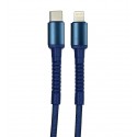 Кабель Type-C - Lightning, Hoco Especial PD Charging Data Cable X71 1m, 3A, (синій)