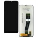 Дисплей для Samsung A037G Galaxy A03s, чорний, без рамки, оригінал (переклеєне скло), з чорним шлейфом, (162x72 mm)