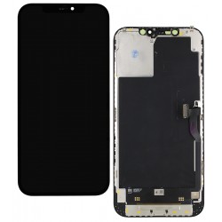 Дисплей для Apple iPhone 12 Pro Max, черный, с рамкой, оригинал (переклеенное стекло) Дисплей для Apple iPhone 12 Pro Max, черный, с рамкой, оригинал (переклеенное стекло)