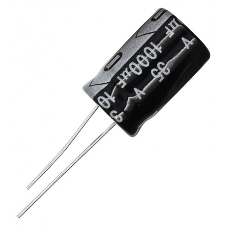 Конденсатор електролітичний 1000 uF 35 V, 105°C, d13 h21 (HY)