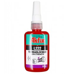 Резьбовой фиксатор герметик анаэробный Akfix L222, 50мл низкой прочности Резьбовой фиксатор герметик анаэробный Akfix L222, 50мл низкой прочности