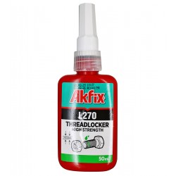 Резьбовой фиксатор герметик анаэробный Akfix L270, 50мл высокой прочности Резьбовой фиксатор герметик анаэробный Akfix L270, 50мл высокой прочности