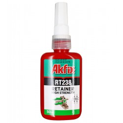 Фиксатор герметик анаэробный Akfix RT238, 50мл, высокой прочности, для цилиндрических соединений с зазором до 0.25 мм Фиксатор герметик анаэробный Akfix RT238, 50мл, высокой прочности, для цилиндрических соединений с зазором до 0.25 мм