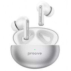 Bluetooth навушники Proove Thunder Buds TWS with ANC (silver)