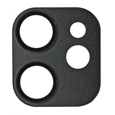 Защитное стекло для Apple iPhone 12 mini, для камеры HOCO 3D Metal frame flexible lens film (A18) черное