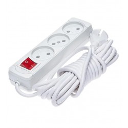 Сетевой удлинитель FL-BI 3 гнезда, 3 метра + Выключатель Сетевой удлинитель FL-BI 3 гнезда, 3 метра + Выключатель