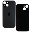 Задняя панель корпуса для Apple iPhone 15, черная, не нужно снимать стекло камеры, big hole