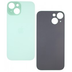 Задняя панель корпуса для Apple iPhone 15, зеленая, не нужно снимать стекло камеры, big hole Задняя панель корпуса для Apple iPhone 15, зеленая, не нужно снимать стекло камеры, big hole