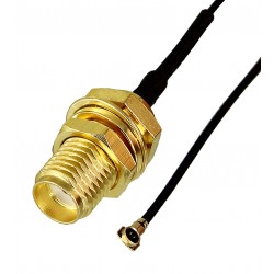 Кабель гніздо SMA female - гніздо IPX MHF4 female RF0.81 L=150мм
