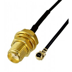 Кабель гніздо SMA female - гніздо IPX U.FL female RF1.13 L=150 мм
