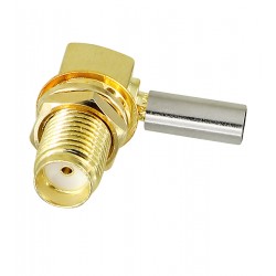 Гніздо SMA-KYW1.5 female кутове 90° на кабель RG174