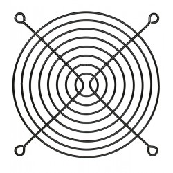 Решетка для вентилятора 120x120mm, металлическая, черная Решетка для вентилятора 120x120mm, металлическая, черная