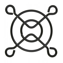 Решетка для вентилятора 40 x 40 mm, металлическая, черная