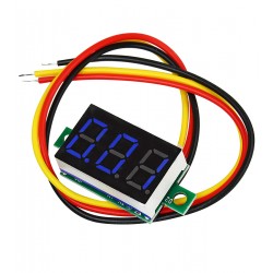 Вольтметр цифровий DC 0-30В, 0,36" вбудований, три дроти, без корпусу, DVM-36.3 Вольтметр цифровий DC 0-30В, 0,36" вбудований, три дроти, без корпусу, DVM-36.3