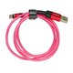 Кабель Type-C-USB, Moxom MX-CB67 Magnetic, магнітний, рожевий