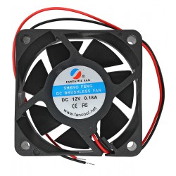 Вентилятор 60 х 60 х 25мм 12V SF6025SL12 (2 дроти) 0.06A 25.2 м3/год 3000 об/хв 30.7 dBA підшипник ковзання