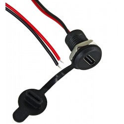 Гніздо на корпус USB Type-C 2pin із проводом L=100mm