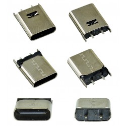 Гніздо USB Type-C 2pin H=10mm пряме C-17 Гніздо USB Type-C 2pin H=10mm пряме C-17
