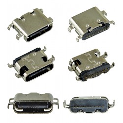Гніздо USB Type-C 16pin t=1.6mm кутове C-09 Гніздо USB Type-C 16pin t=1.6mm кутове C-09