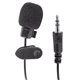 Мікрофон Gembird MIC-C-01 з кліпсою, 3.5 мм аудіо роз'єм, чорний колір