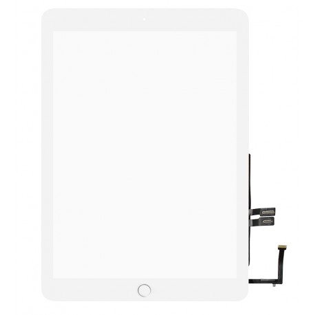 Тачскрин Apple iPad 9.7 New 2018, з кнопкою HOME, білий, High qualiti
