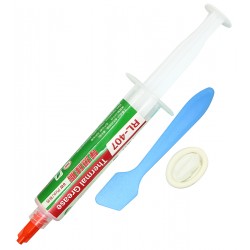 Термопаста силиконовая Relife RL-407, розовая, 6w/m-k 20 гр, шприц