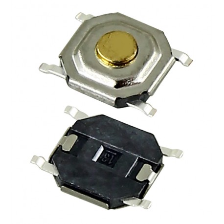 Кнопка тактовая TTS5(TS-1252)-015 h=1.5mm