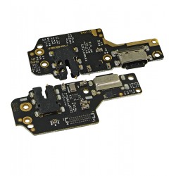 Шлейф для Xiaomi Redmi Note 8 (2021), коннектора зарядки, коннектора гарнитуры, с микрофоном, (плата зарядки)