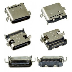 Гнездо USB Type-C 24pin t=0.8mm угловое C-07 Гнездо USB Type-C 24pin t=0.8mm угловое C-07