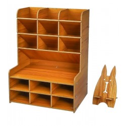 Настольный органайзер для инструментов Aida AD-B15, дерев'яний, разборной, 28 x 21 x 15 см