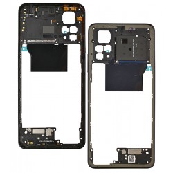Средняя часть корпуса для Xiaomi Poco X4 Pro, чёрная