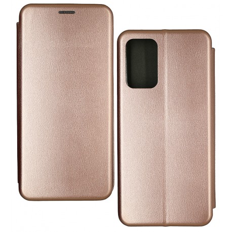 Чехол для Samsung A725 Galaxy A72, Fashion, книжка, rose gold, УЦЕНКА (криво приклеена силиконовая часть)