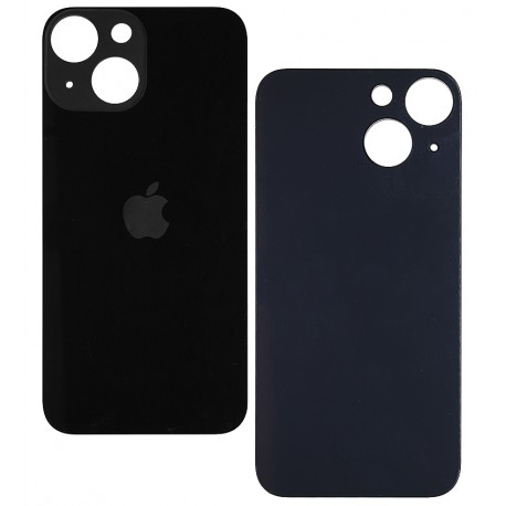 Задня панель корпусу Apple iPhone 13 mini, чорний, без зняття рамки камери, big hole, Midnight